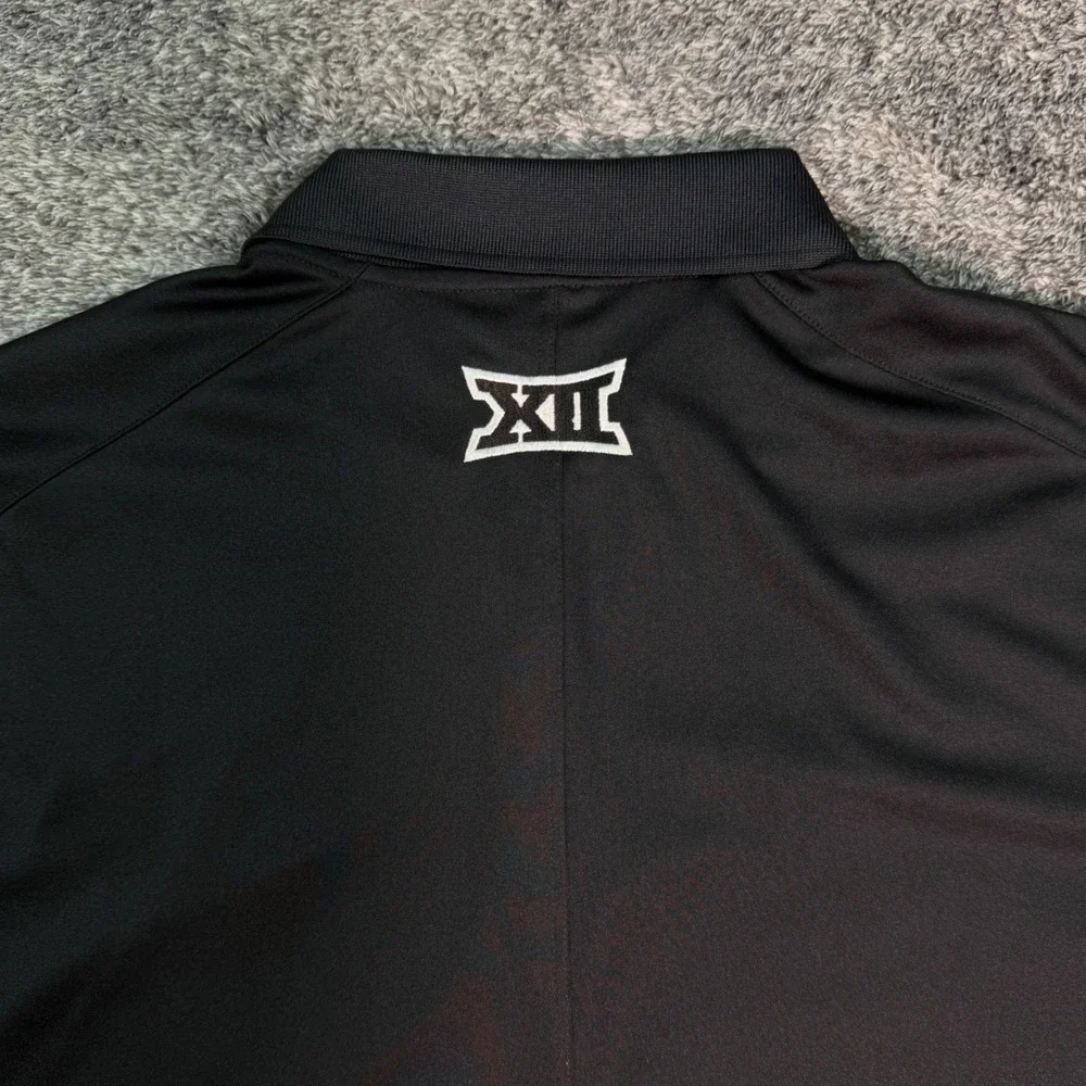 Texas Longhorns Nike Golf Mens Big 12 Dri-FIT Polo Shirt Performance Black Large